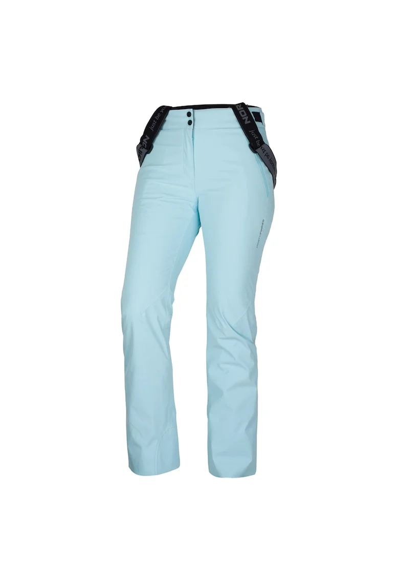 Pantaloni schi 10K/10K cu bretele dama Tamera, Albastru deschis