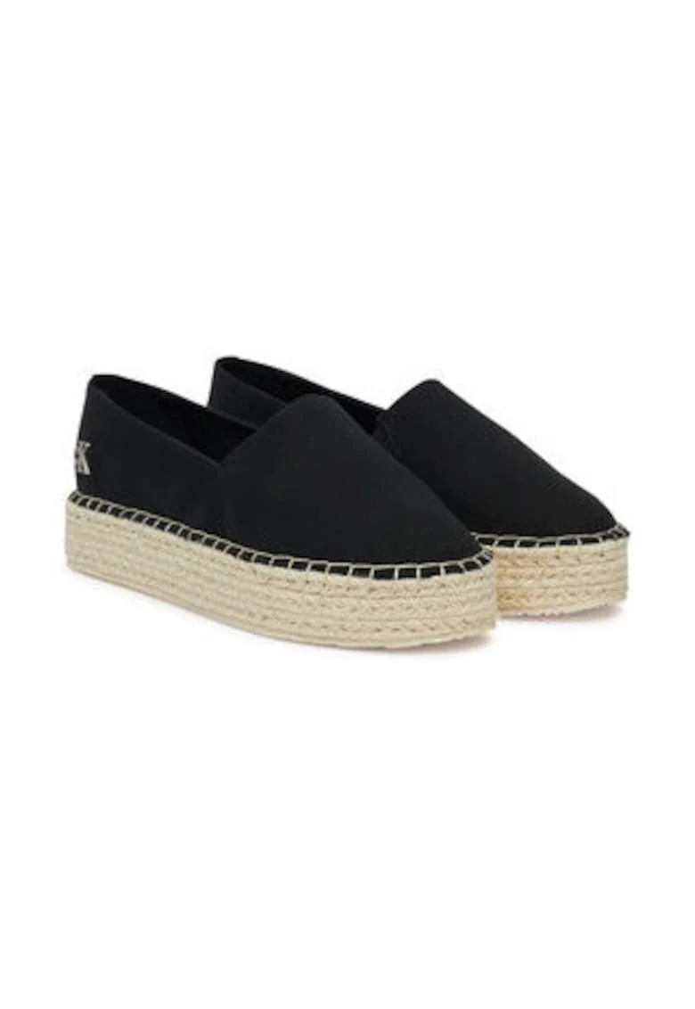 Espadrile dama,  textil, negru