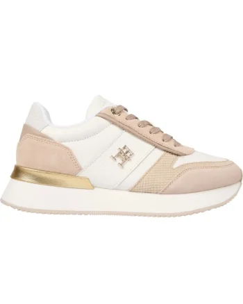Pantofi sport,  FW0FW08475 0K4, casual, piele, alb/bej