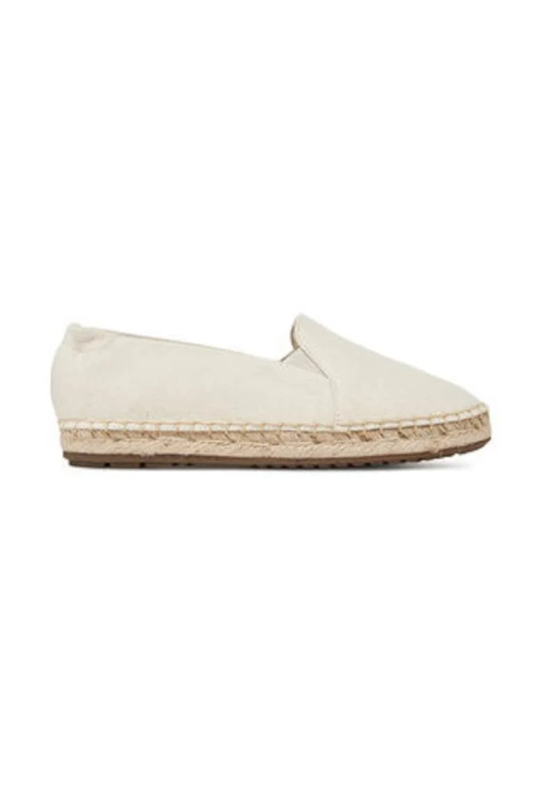 Espadrile pentru femei,  material textil, bej