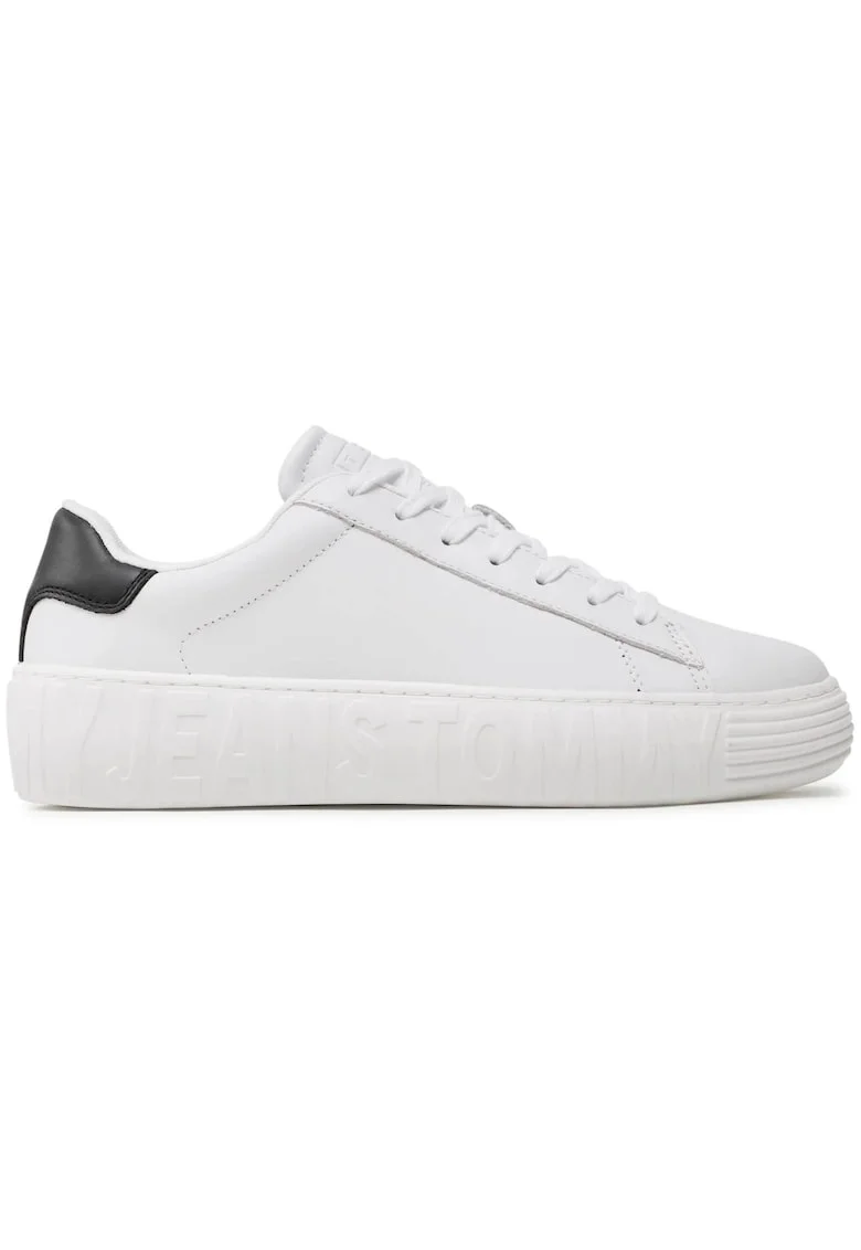 Pantofi sport  Leather Outsole, EM0EM01159-YBR 25088, Alb
