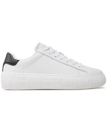 Pantofi sport  Leather Outsole, EM0EM01159-YBR 25088, Alb