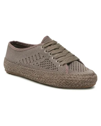 Espadrile dama,  material textil, kaki