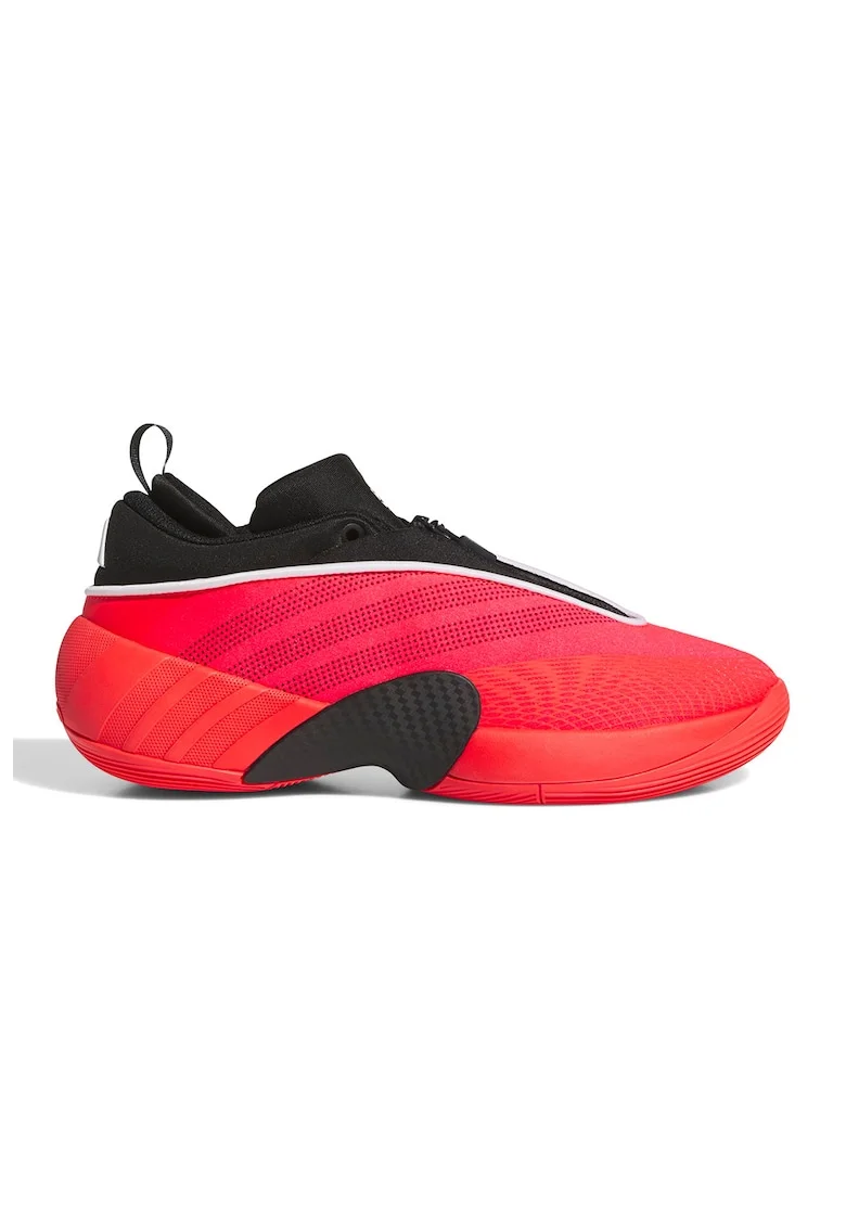 adidas Performance, Pantofi cu fermoar, pentru baschet, Rosu