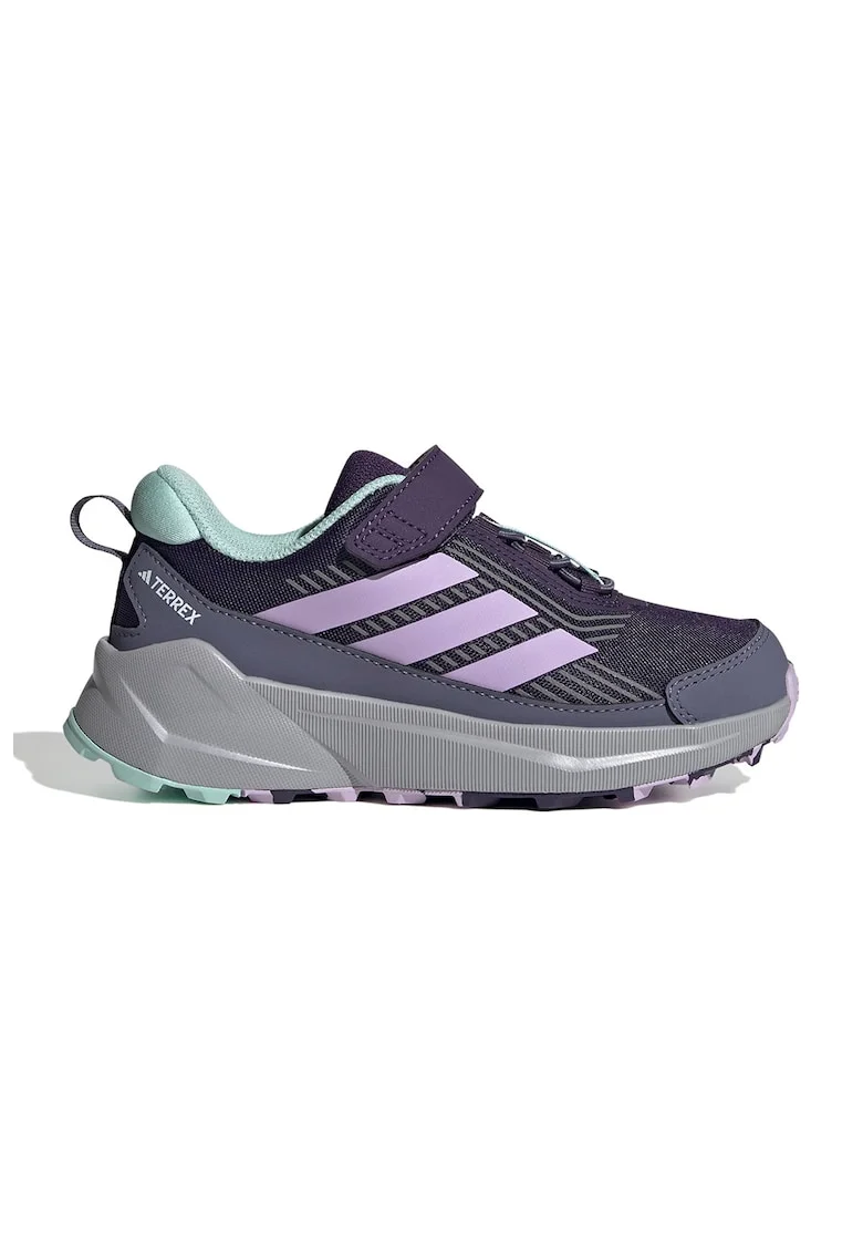 Pantofi Terrex Trailmaker low-cut cu velcro, pentru drumetii, Gri deschis/Violet