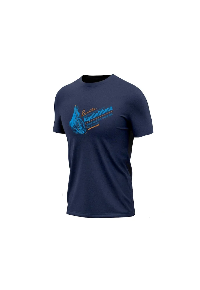 Tricou outdoor din lana merino barbati SUSTENHORN2, Bleumarin