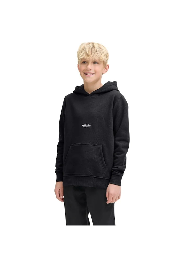 Hanorac JACK &JONES Soho Sweat Hood JNR 49180, Negru