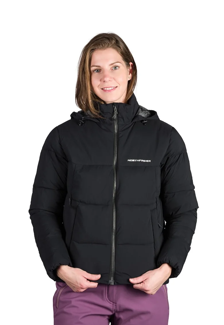 Jacheta outdoor 10K/10K 2L femei Mindi grapeblack, Negru