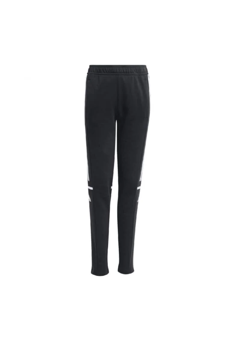 Pantaloni sport  Squadra 25, croi lejer, negru, poliester