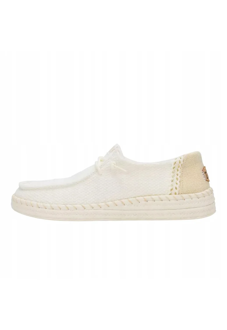 Mocasini Femei Spuma EVA, Wendy Espadrille Woven, 54560, Alb