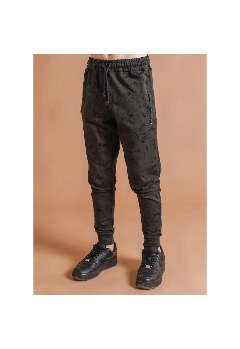 Pantaloni sport din bumbac, cu buzunare, pentru baieti, 14-15