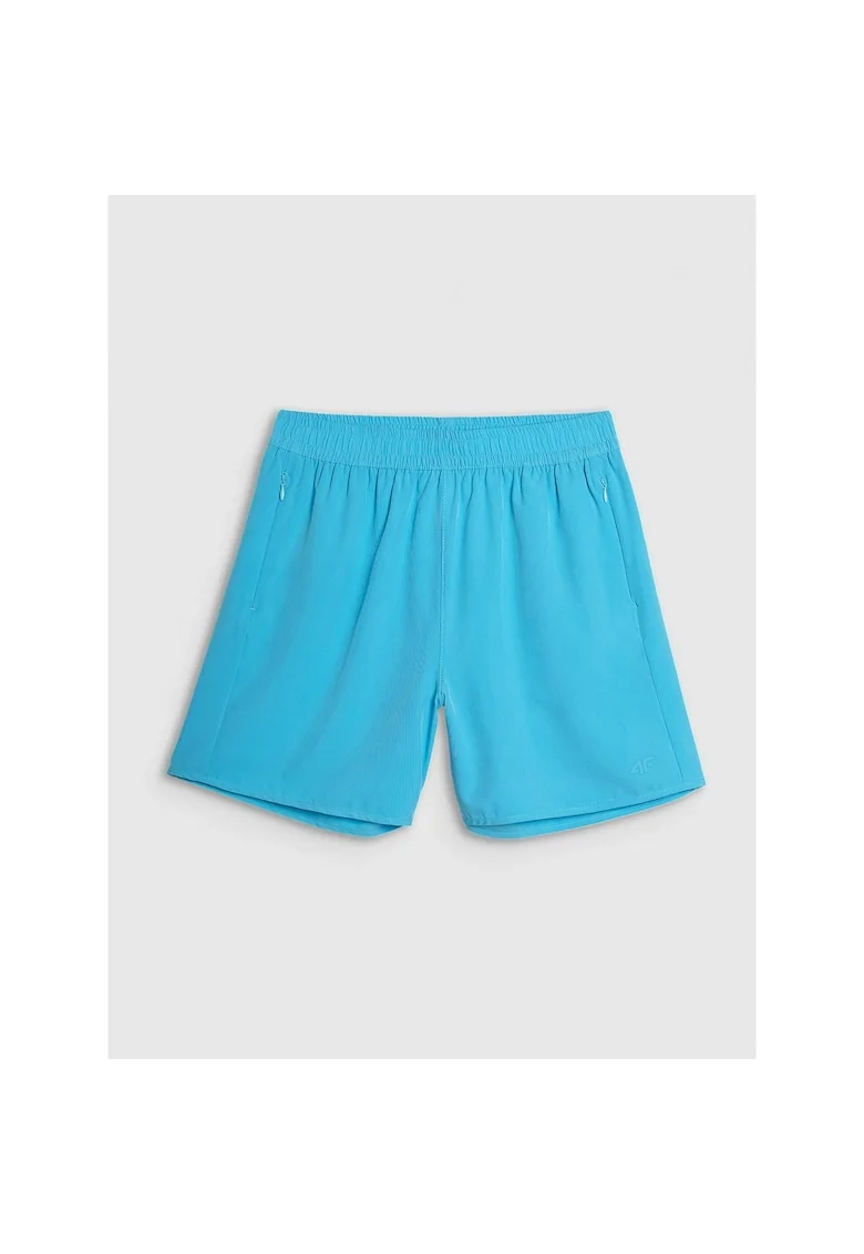 Pantaloni scurti de plaja  turcoaz, material usor, uscare rapida, pentru femei