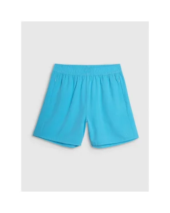 Pantaloni scurti de plaja  turcoaz, material usor, uscare rapida, pentru femei