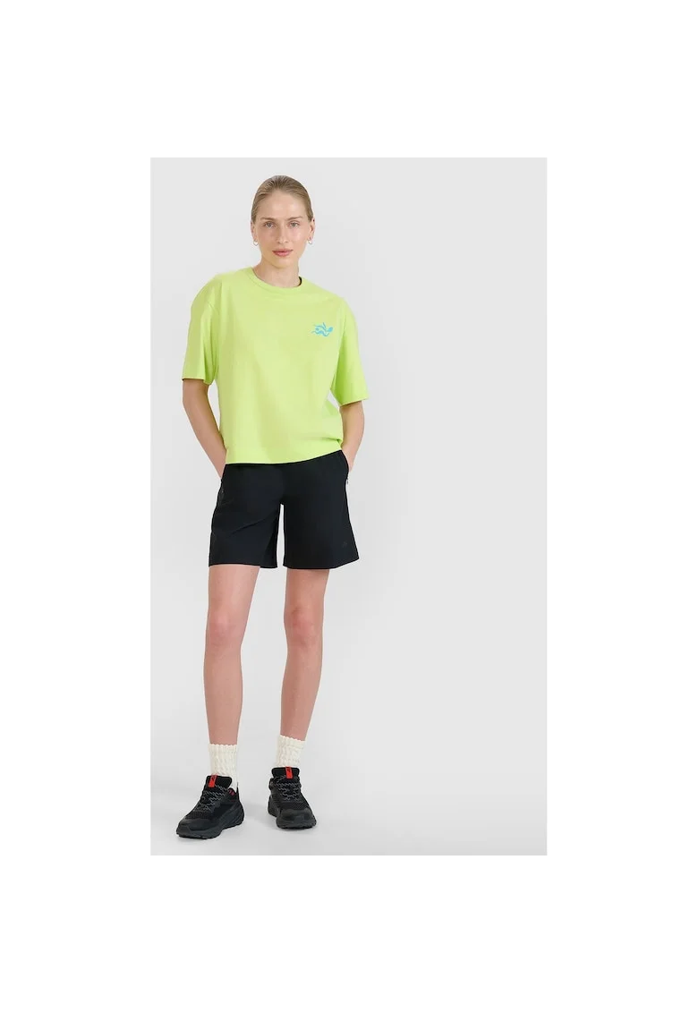 Pantaloni scurti de plaja  negru, material usor, pentru inot, pentru femei