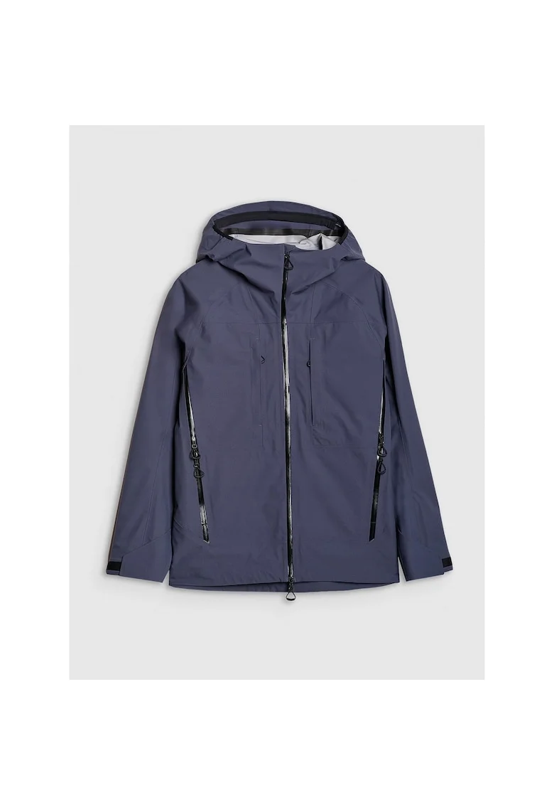 Geaca trekking dama  NeoDry, rezistenta la ploaie/vant, ventilare reglabila, antracit