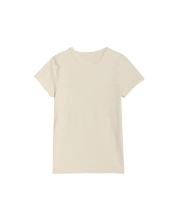 Tricou sport femei  uscare rapida, ecru