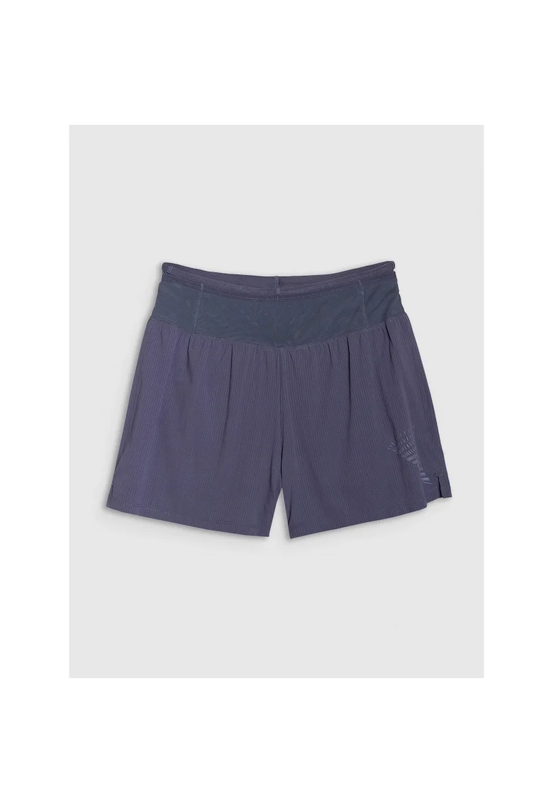 Pantaloni scurti alergare  uscare rapida, gri, femei
