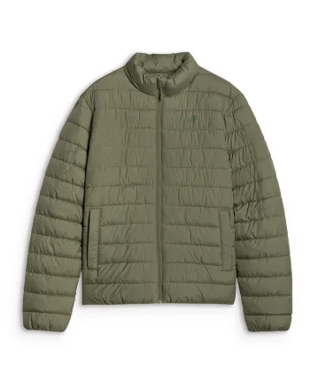 Geaca Matlasata din Puf Sintetic pentru Barbati, Confortabila si Durabila, Kaki,  Rezistenta la Umezeala, Ideala pentru Multi Active Outdoor, Sezon AW25