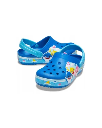 Saboti copii, Fun Lab Baby Shark, Spuma Croslite™, Albastru