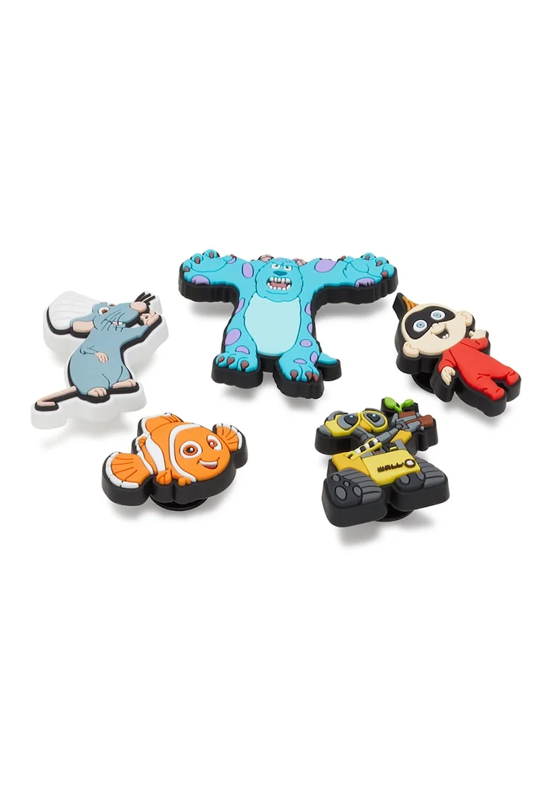 Set de talismane Pixat pentru saboti Jibbitz - 5 piese, Multicolor