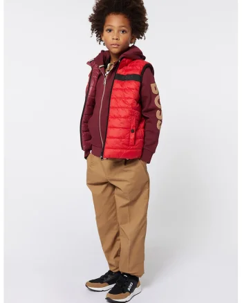 Pantaloni din amestec de bumbac cu buzunare, Maro deschis
