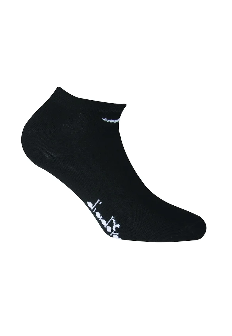 Set 3 perechi sosete unisex, bumbac, negru,