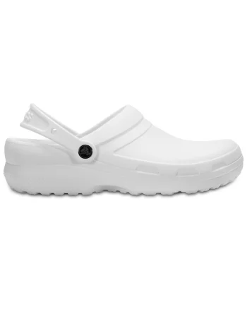 Saboti slingback unisex roomy fit Specialist, Alb