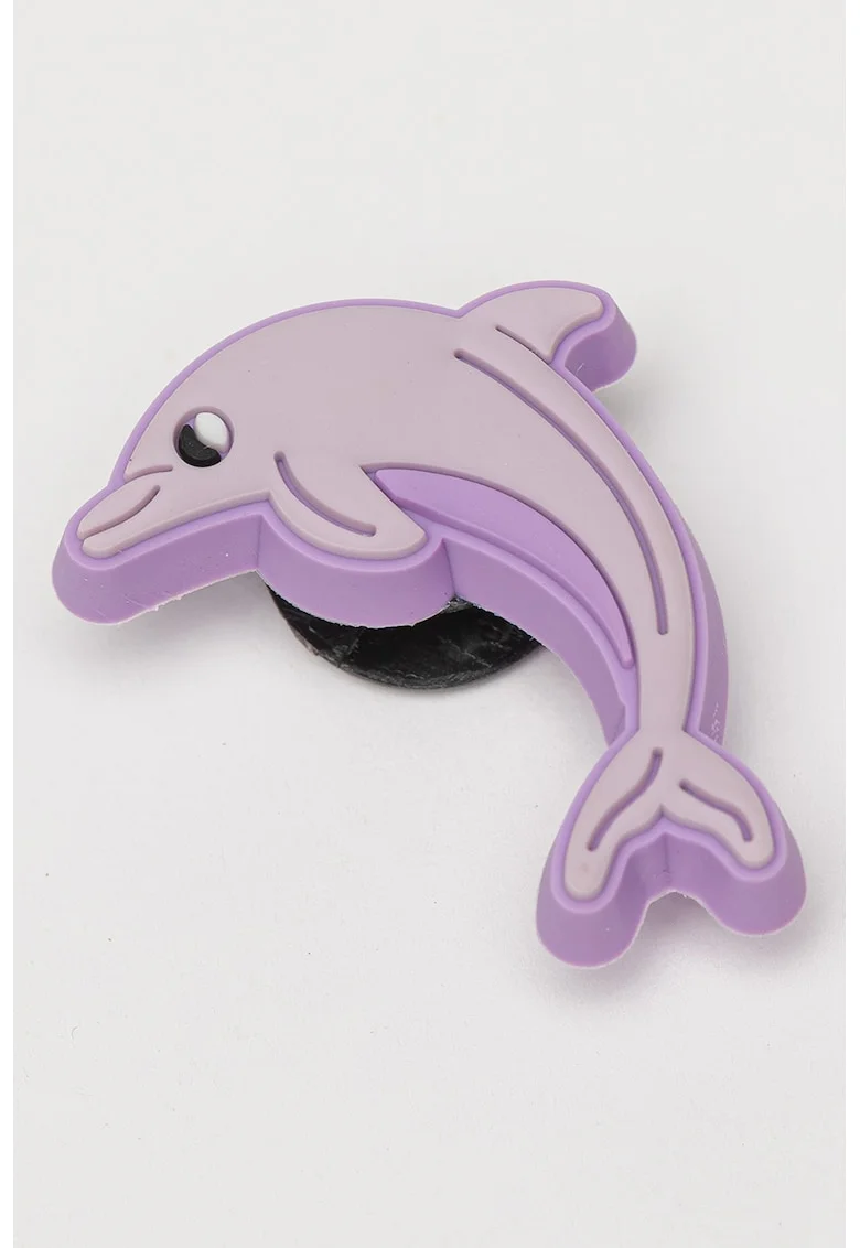 Talisman in forma de delfin, pentru saboti, Lila