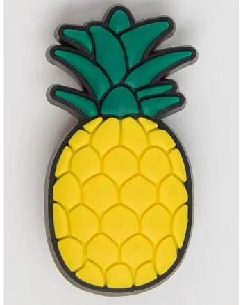 Talisman cu model cu ananas Jibbitz™, Verde/Galben