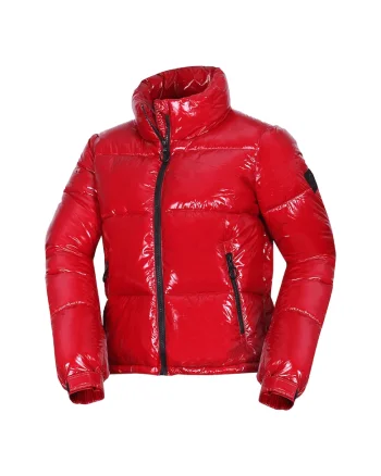 Jacheta crop cu fermoar Madilynn