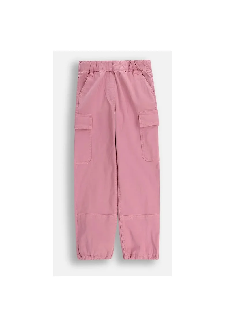 Pantaloni cargo cu talie ajustabila,