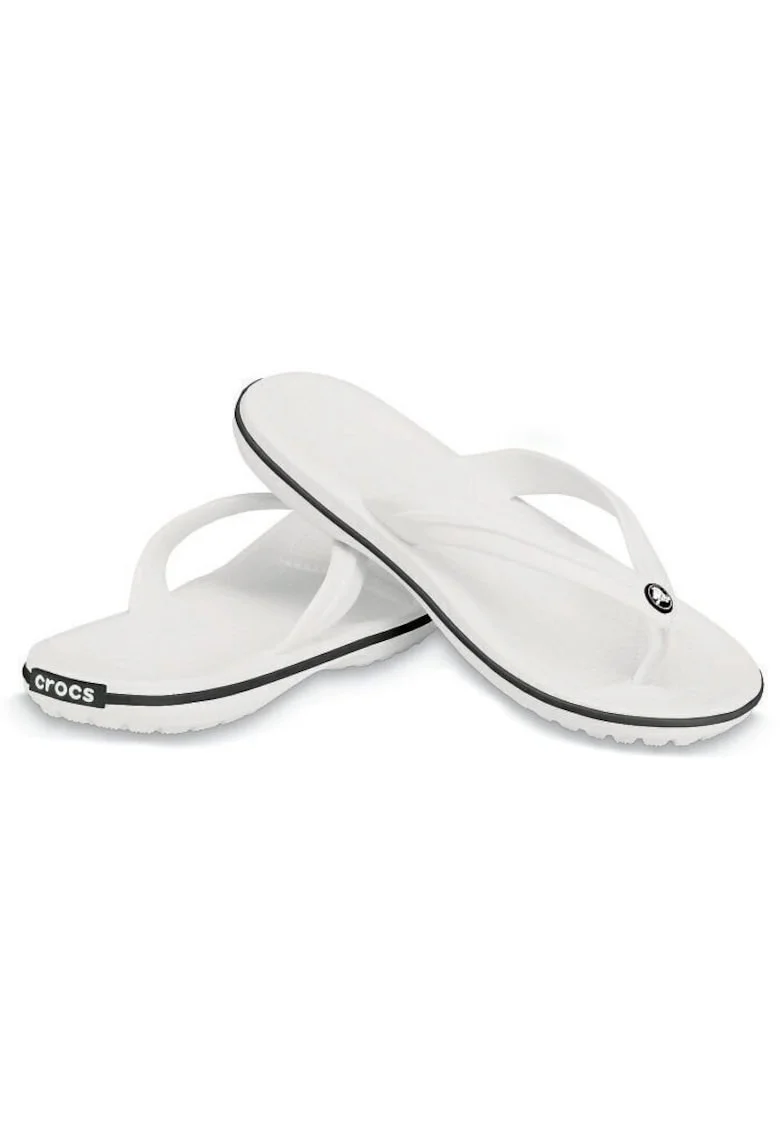 Slapi  Crocband Flip 48-49 EU - M13 US Alb - White