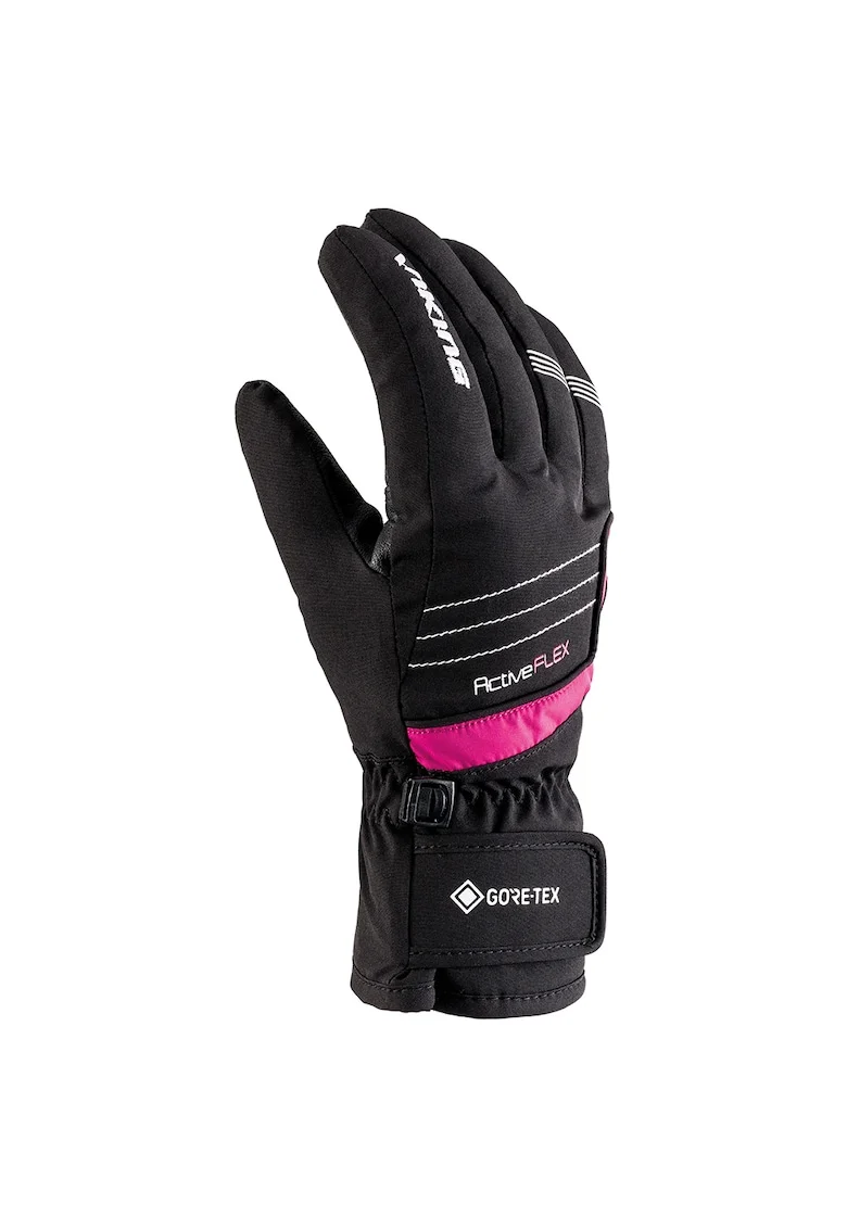 Manusi schi copii  Helix GTX-Negru/Roz-