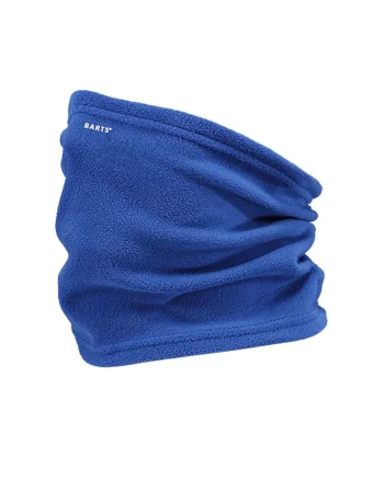 Fular circular din fleece cu logo pentru ski, Albastru deschis