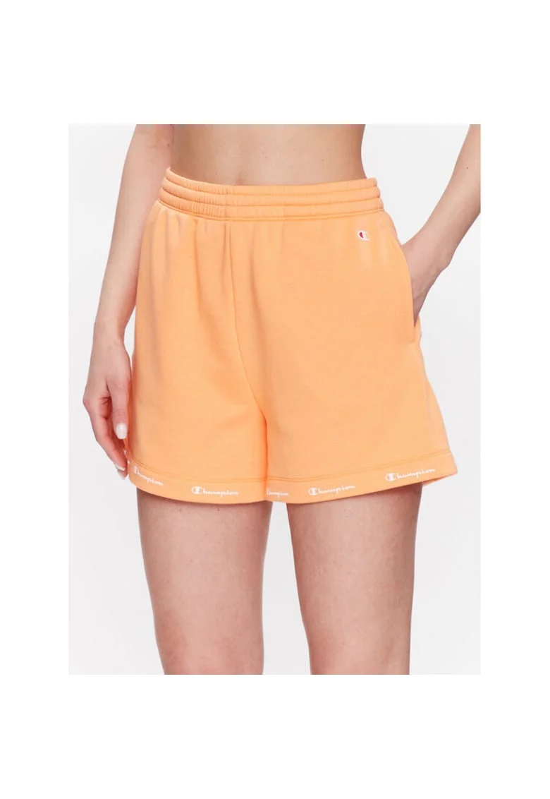 Pantaloni scurti dama,  302220533, Bumbac/Poliester, Portocaliu, Portocaliu