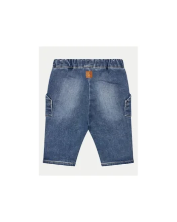 Pantaloni baieti,  304522383, Bumbac/Poliester, Albastru, Albastru