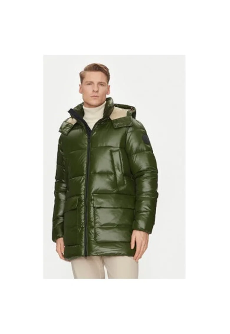 Geaca barbati,  304215407, Nylon, Verde, Verde