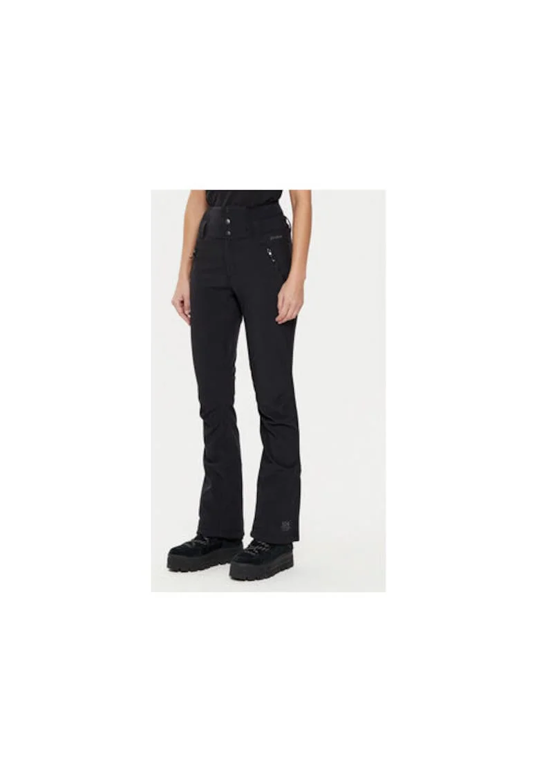 Pantaloni ski dama,  304122088, Poliester, Negru, Negru