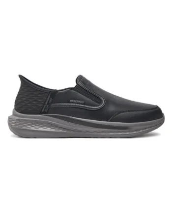 Pantofi sport barbati  negru, piele, tehnologie de confort,