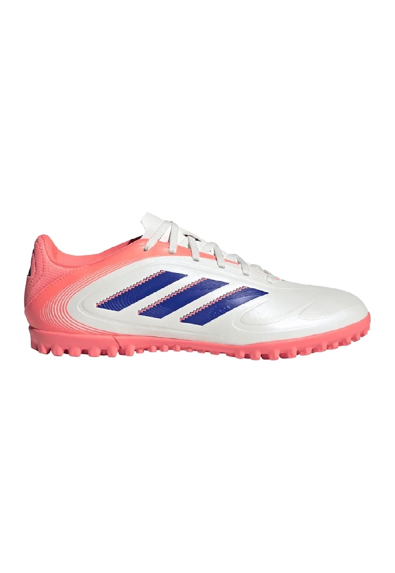 Pantofi sport din piele ecologica Copa 3 Court Club, Alb/Coral