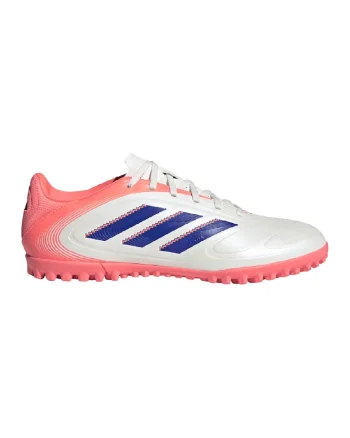 Pantofi sport din piele ecologica Copa 3 Court Club, Alb/Coral
