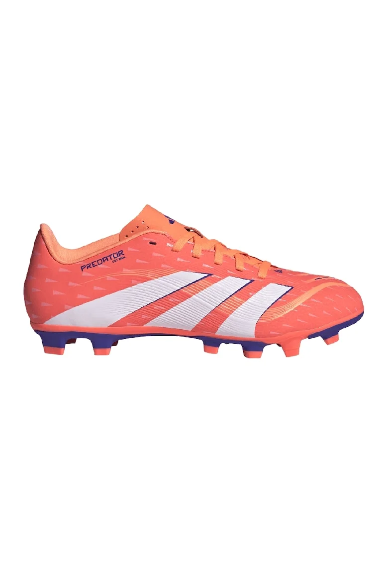Pantofi cu crampoane, pentru fotbal Predator League, Alb/Portocaliu