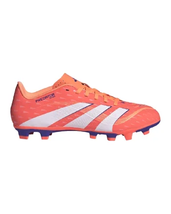 Pantofi cu crampoane, pentru fotbal Predator League, Alb/Portocaliu