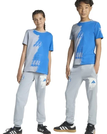 Pantaloni cu doua buzunare, pentru fotbal, Gri deschis
