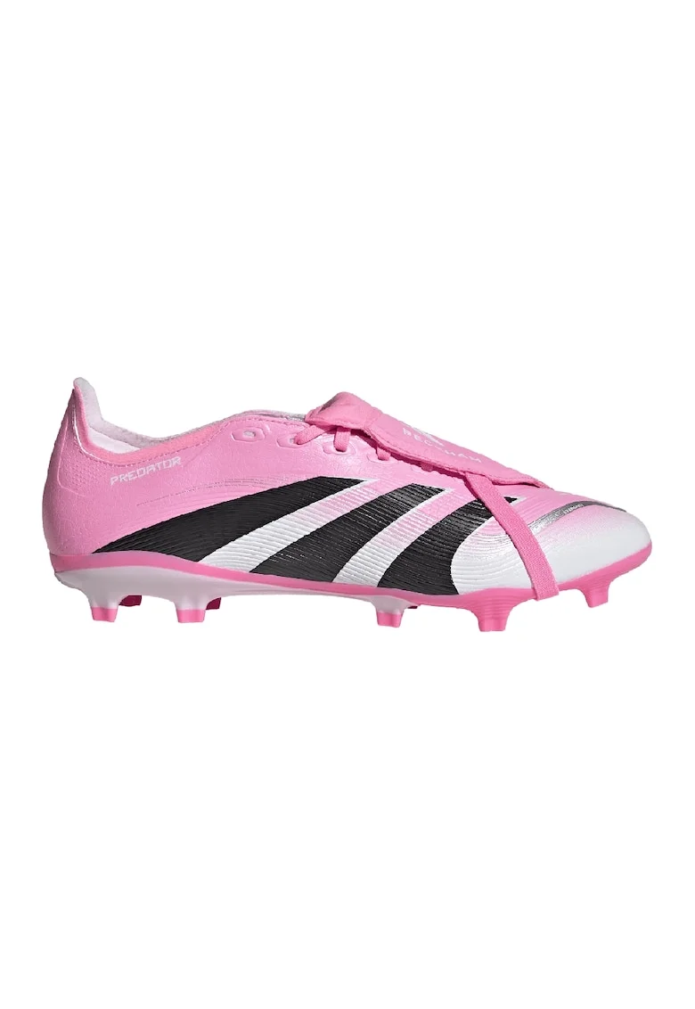 Pantofi sport cu logo, pentru fotbal Predator League, Negru/Roz