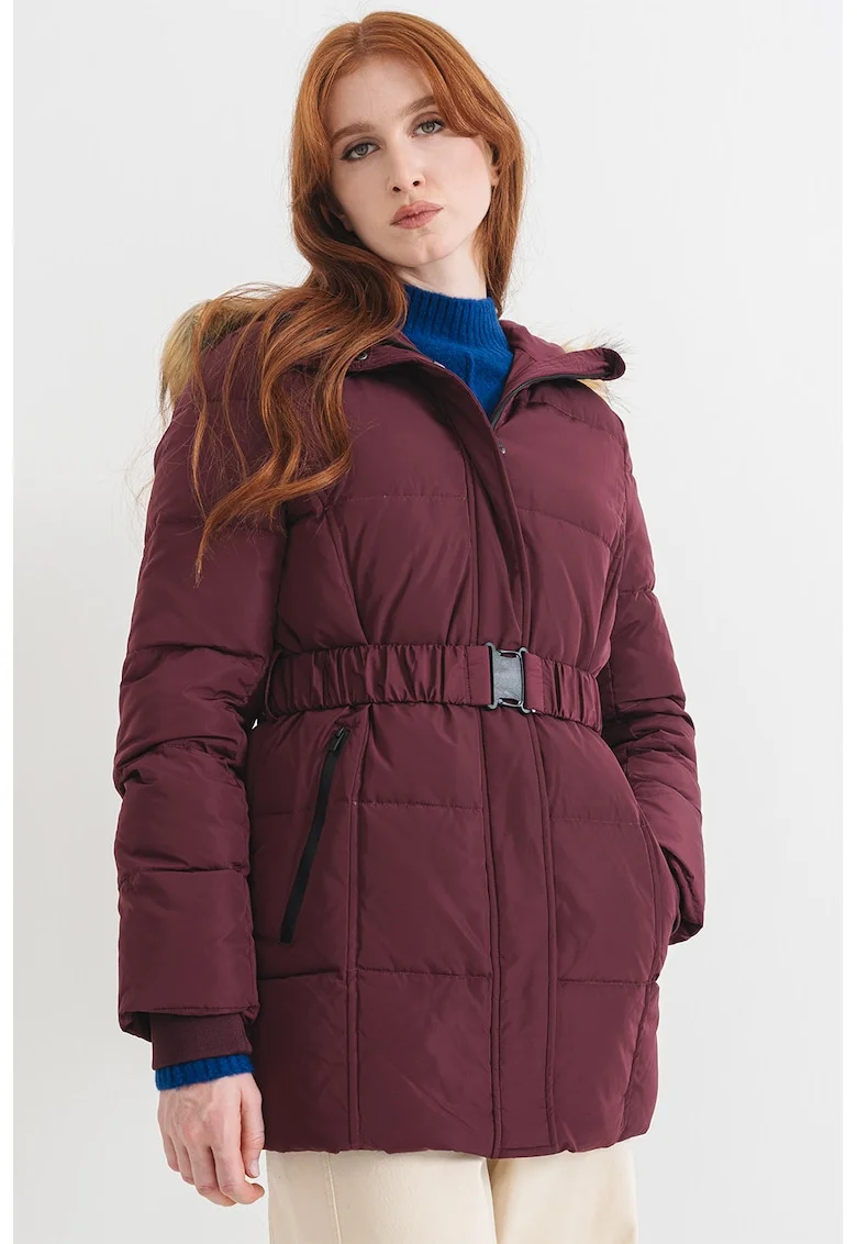 Geaca cu puf Sarah, Violet