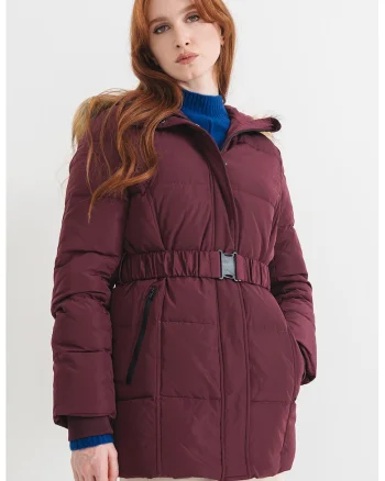 Geaca cu puf Sarah, Violet