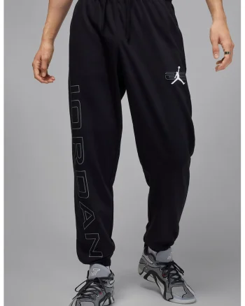 Pantaloni de trening cu snur de ajustare in talie, Negru
