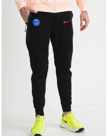 Pantaloni de trening cu buzunare laterale, pentru fotbal PSG, Rosu/Negru