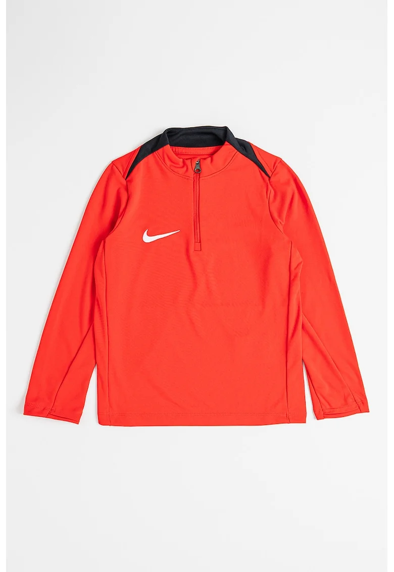 Bluza cu tehnologie Dri-Fit, pentru fotbal, Rosu/Alb